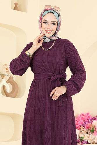 moda selvim الفستان توتي 4127PM271 - Thumbnail