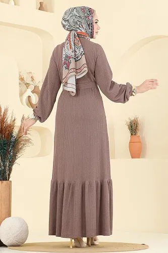 moda selvim Dress 4127PM271 Dark Vision - Thumbnail