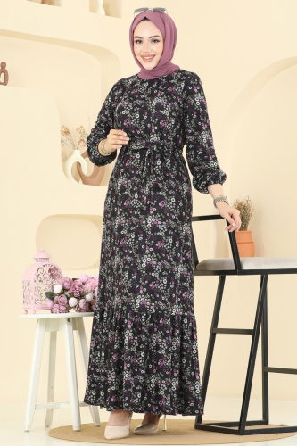 P.R.M. - Dress 4128PM271 Pattern 2 Purple