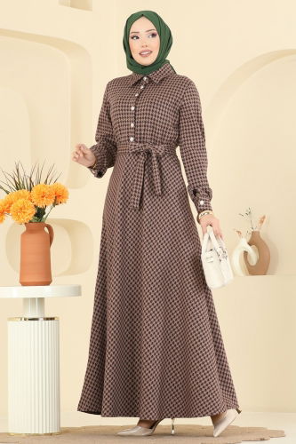 P.R.M. - Dress 4129PM271 Latte