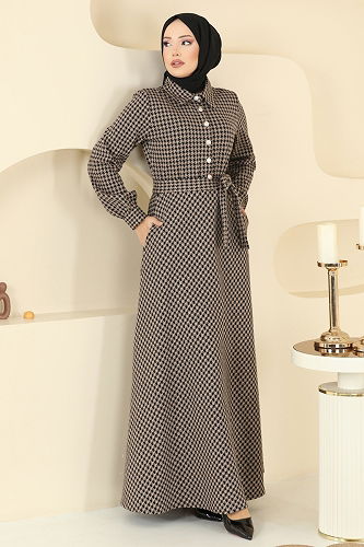 moda selvim Dress 4129PM271 Vision - Thumbnail