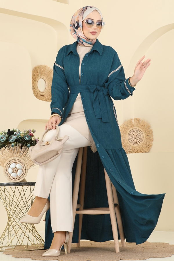 Modaselvim Dress Dress 4130PM271 Petroleum