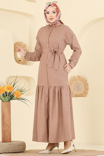 moda selvim Dress 4130PM271 Vision - Thumbnail