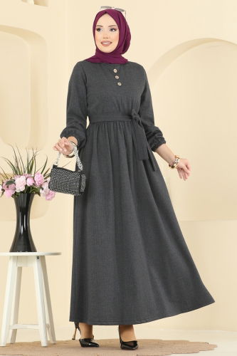 P.R.M. - Dress 4133PM271 Anthracite