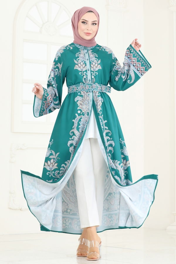 Modaselvim NET 20%+20% DISCOUNT IN THE CARD Dress 4235JNF844 Petroleum