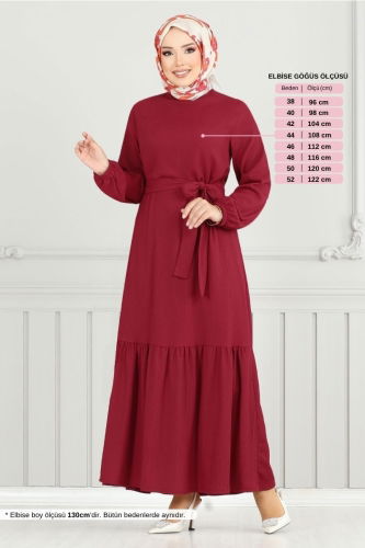 MRV D.V.L. - الفستان خمري 423DVL897-M