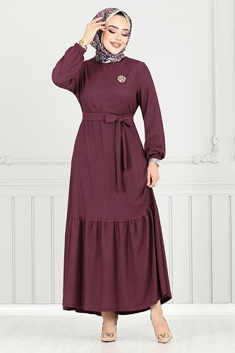 moda selvim الفستان توتي 423DVL897-M - Thumbnail