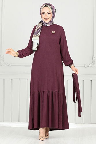 moda selvim الفستان توتي 423DVL897-M - Thumbnail