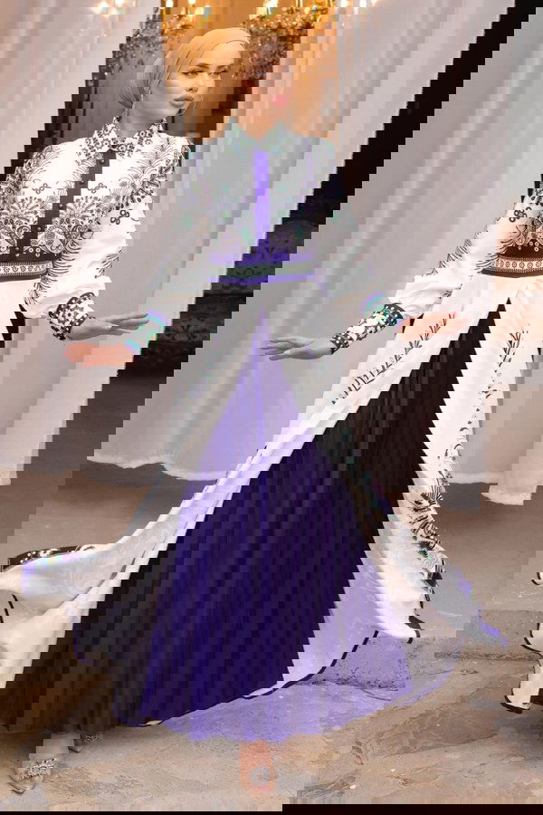 Modaselvim NET 20%+20% DISCOUNT IN THE CARD Dress 4249JNF844 Purple