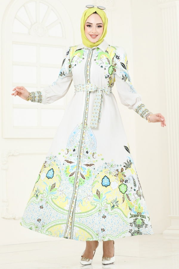 Modaselvim 30%+10% OFF YOUR CART Dress 4256JNF844 Yellow