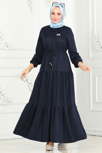 M.P. - Dress 430MP806 Navy Blue