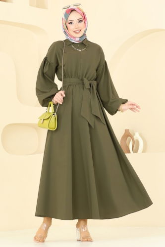 C.R. - Dress 4407CR1136 Khaki