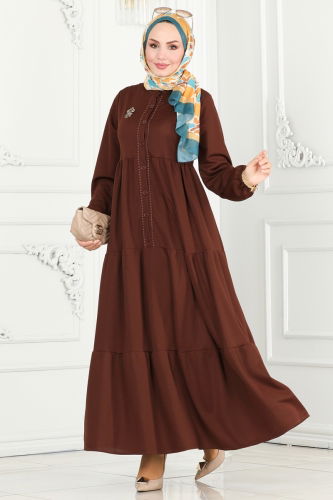 M.P. - Dress 440MP806 Brown