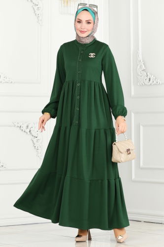 M.P. - Dress 440MP806 Emerald