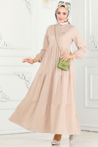 M.P. - Dress 440MP806 Stone