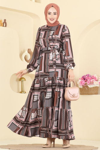 B.R.Z - Dress 4460BRZ597 Brown