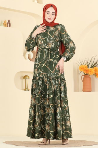 B.R.Z - Dress 4461BRZ597 Khaki