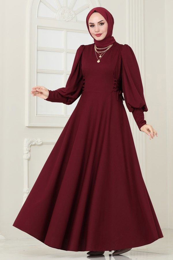 Dress 4608ALG474 Burgundy - 2