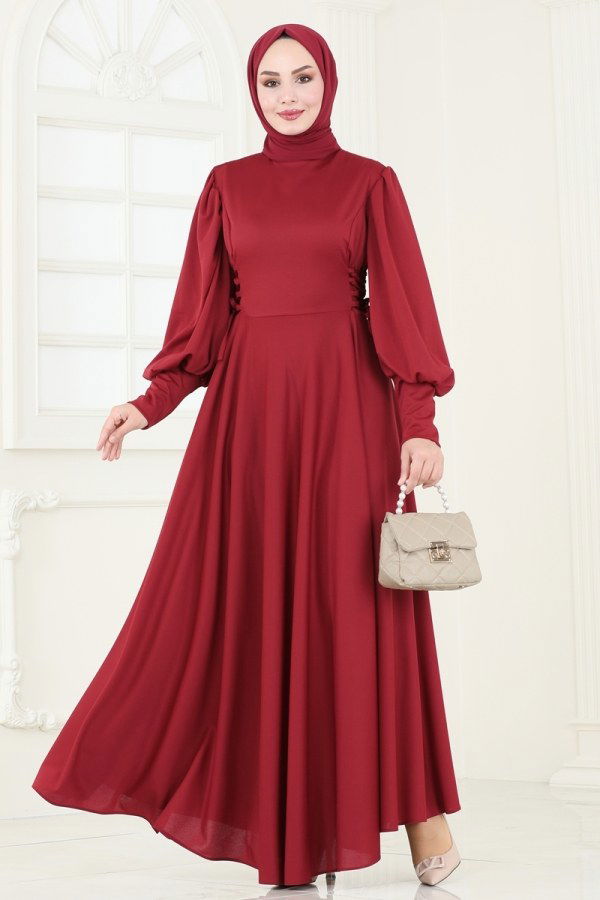 Dress 4608ALG474 Light Burgundy - 2