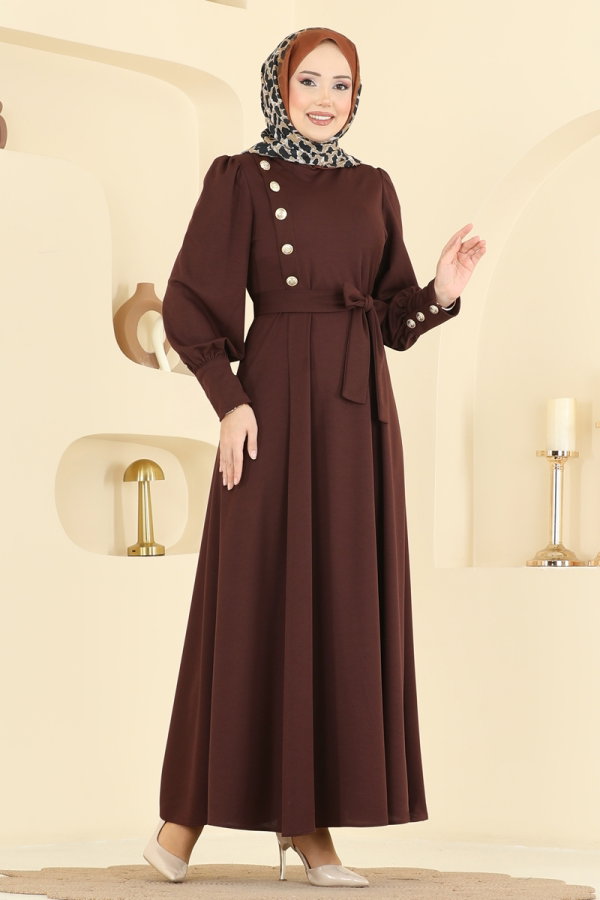 Modaselvim Dress Dress 4691ALG474 Brown