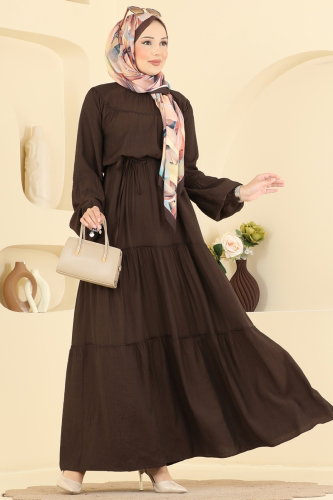 Z.N.K. - Dress 4791ZNK1009 Bitter Brown