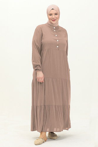 moda selvim Dress 5001ERK1158 Vision - Thumbnail