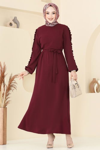 M.O.R. - Dress 5001MDA386 Burgundy