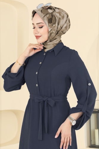 B.M.R. - Dress 5002BM387 Dark Navy Blue