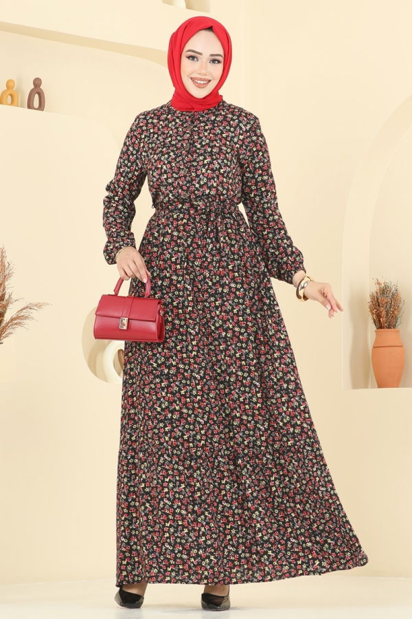 Modaselvim Dress Dress 5002ERK1158 Black