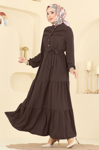 B.M.R. - Dress 5003BM387 Bitter Brown
