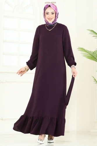 moda selvim الفستان توتي 5003MDA386 - Thumbnail
