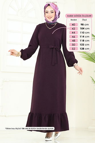 moda selvim الفستان توتي 5003MDA386 - Thumbnail