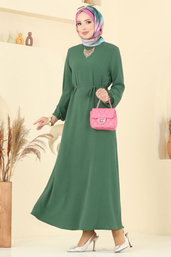 M.O.R. - Dress 5004MDA386 Almond Green