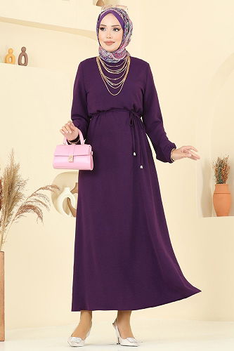 moda selvim الفستان توتي 5004MDA386 - Thumbnail