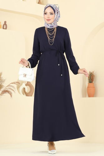 M.O.R. - Dress 5004MDA386 Navy Blue