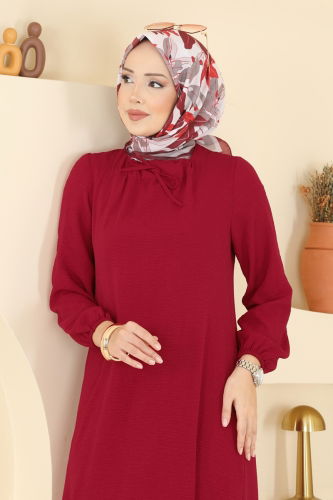 B.M.R. - الفستان أحمر غامق 5006BM387