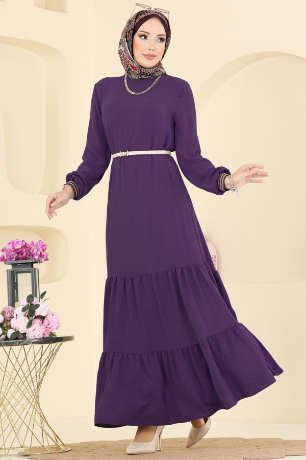 Modaselvim Dress Dress 5006MDA386 Damson