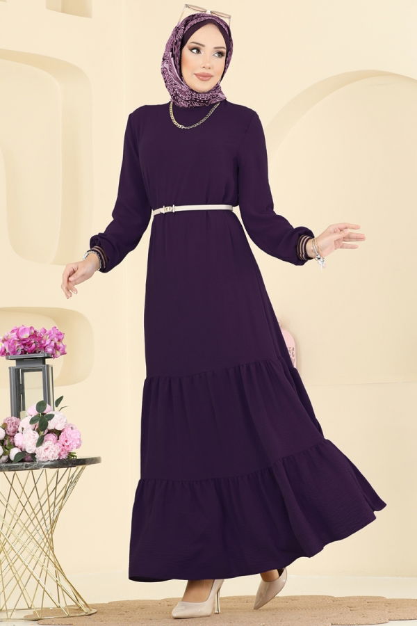 Modaselvim Dress Dress 5006MDA386 Purple
