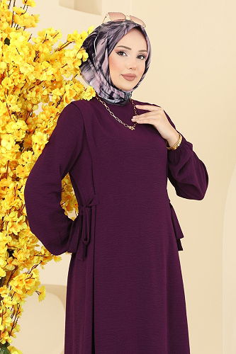 moda selvim الفستان توتي 5007MDA386 - Thumbnail