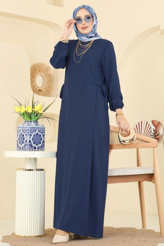 M.O.R. - Dress 5007MDA386 Navy Blue