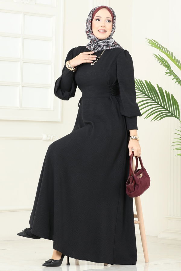 Modaselvim Dress Dress 5008MDA386 Black