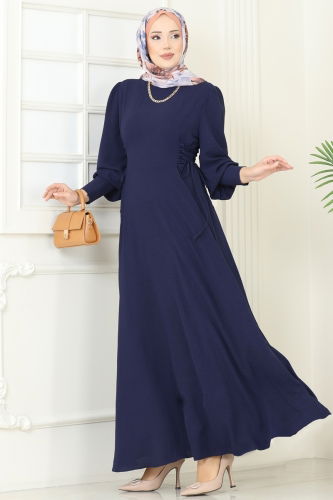 M.O.R. - Dress 5008MDA386 Navy Blue