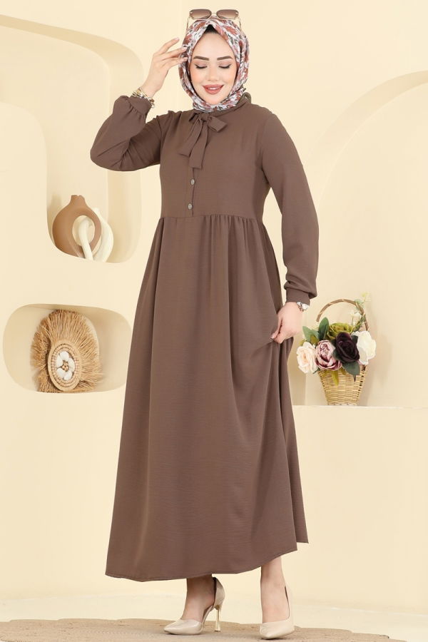 Modaselvim Dress Dress 5009BM387 Dark Vision