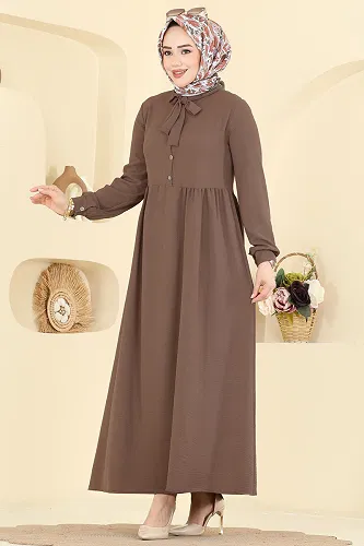 moda selvim Dress 5009BM387 Dark Vision - Thumbnail