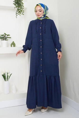 H.B.S. - DRESS 5009HBS856 Navy Blue