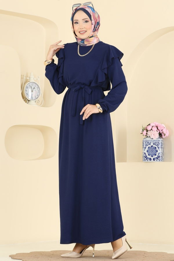 Modaselvim Dress Dress 5009MDA386 Navy Blue