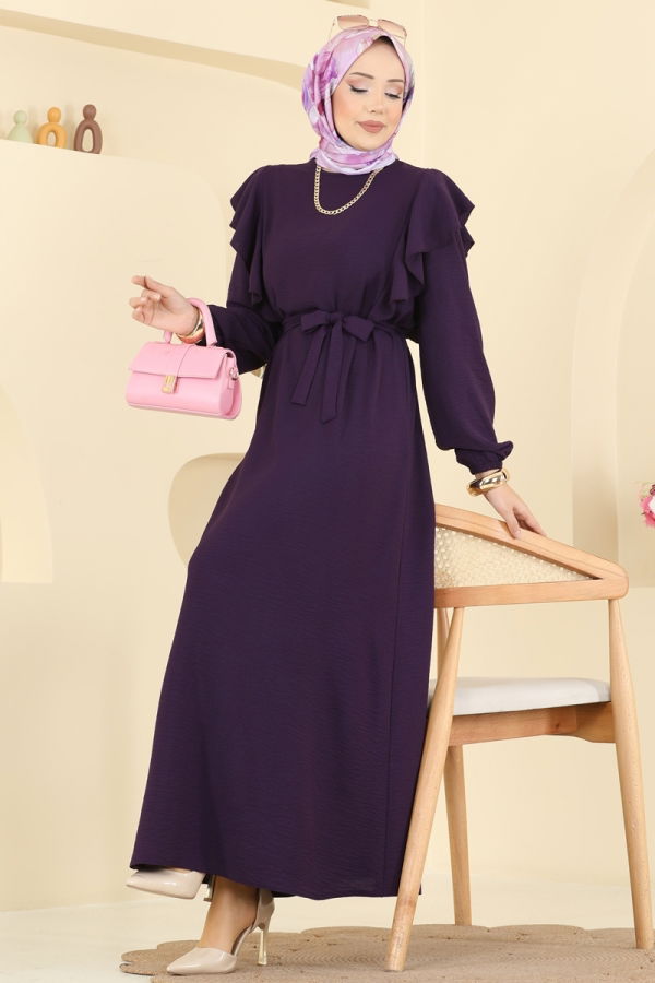 Modaselvim Dress Dress 5009MDA386 Purple