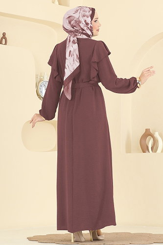 moda selvim Dress 5009MDA386 Rose Dried - Thumbnail