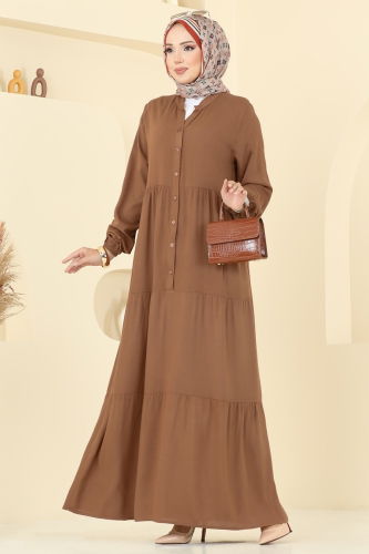 E.R.K. - Dress 5010ERK1158 Tan