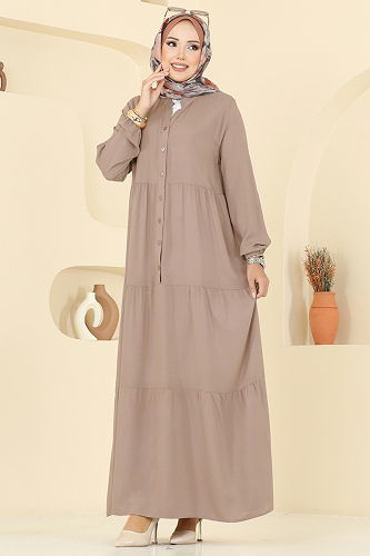 moda selvim Dress 5010ERK1158 Vision - Thumbnail